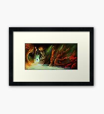 Lost in a Cave Framed Print