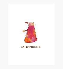 Exterminate Photographic Print