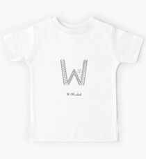 W is for Wombat Kids Tee