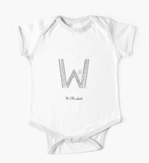 W is for Wombat One Piece - Short Sleeve