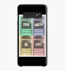Pro Wrestling is Art (chairs) Case/Skin for Samsung Galaxy