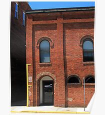 Burlington, North Carolina - Arches and Alley Poster