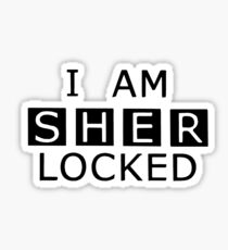 Sherlocked Sticker
