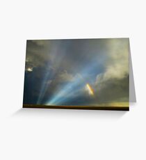 Rainbow Rays Greeting Card
