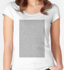 Shrek Script Women's Fitted Scoop T-Shirt