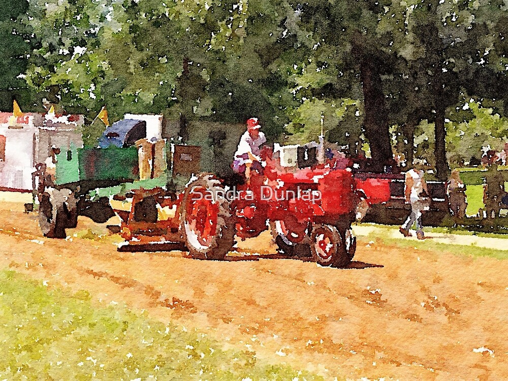 "Tractor Pull in Pennsylvania" by Sandra Dunlap Redbubble