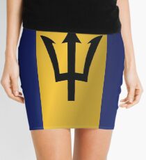 Barbados flag Mini Skirt