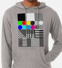 Extreme tone test pattern with colour Lightweight Hoodie