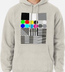 Extremes Tontestmuster mit Farbe Hoodie