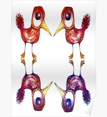 Mythical Birds Poster