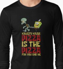Krusty Krab Pizza - Spongebob Long Sleeve T-Shirt