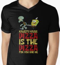 Krusty Krab Pizza - Spongebob Men's V-Neck T-Shirt