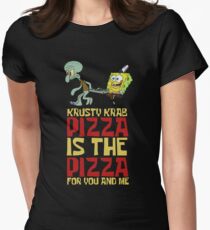 Krusty Krab Pizza - Spongebob Tailliertes T-Shirt für Frauen