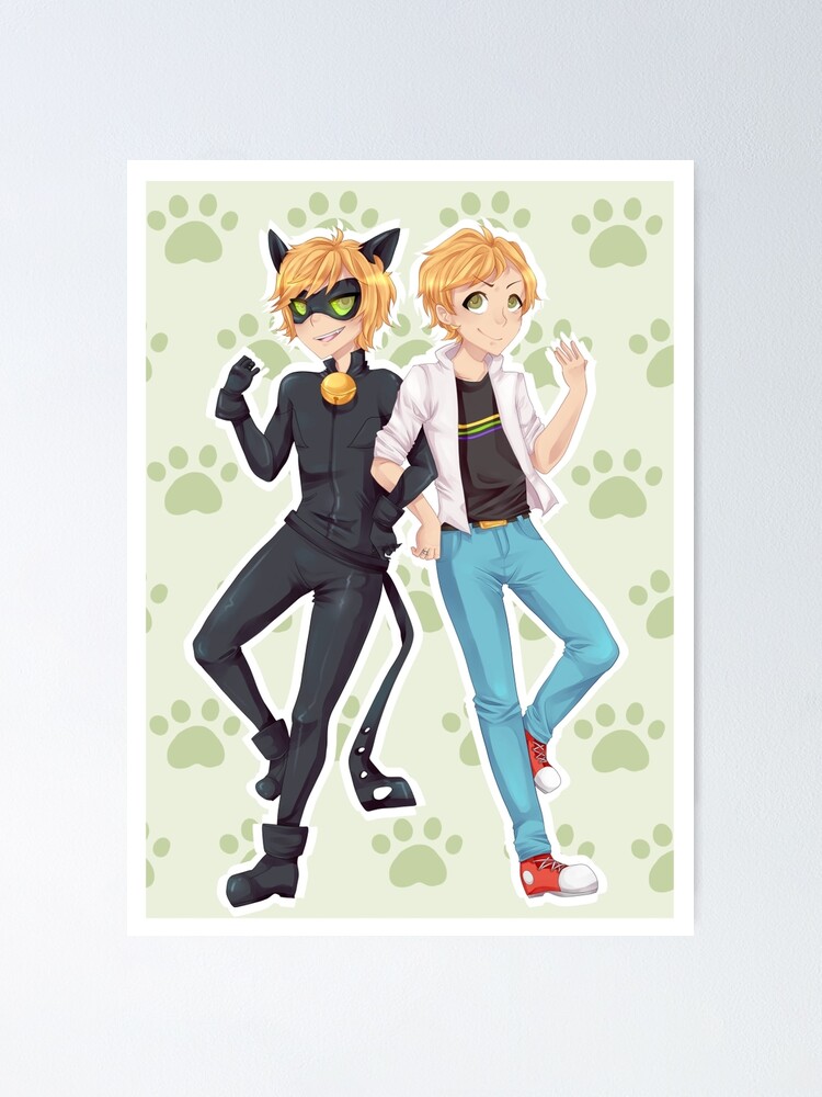 Chat Noir Adrien Agreste Poster