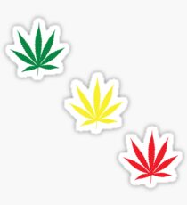 Marijuana Leaf 5 Sticker