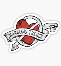 Marianas Trench Heart Logo Sticker