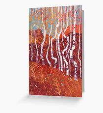 White shadows Greeting Card
