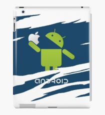 ANDROID EATS APPLE ! iPad Case/Skin