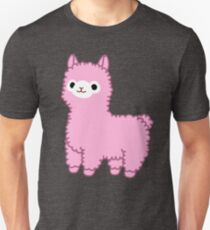 Pink Alpaca Unisex T-Shirt