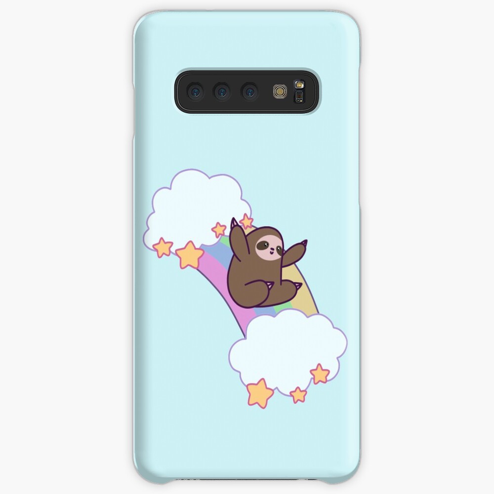 Rainbow Cloud Sloth Case & Skin for Samsung Galaxy