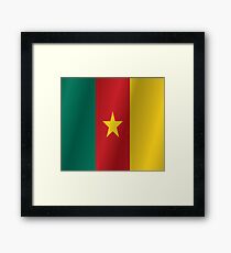 Cameroon flag Framed Print
