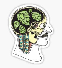 Hop Head Sticker