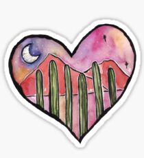 Cactus Sunset Sticker