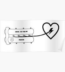 Mazda MX-5 Valvecover heart Poster