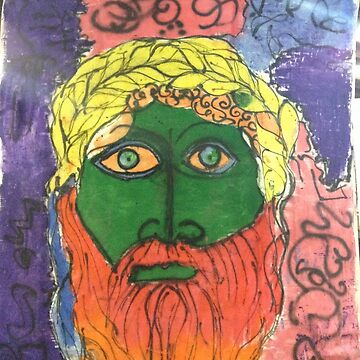 Artwork thumbnail, Camp Half-Blood Mural of Zeus by DIGIVATIONS