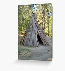 Tepee Hut Greeting Card