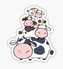 Cow Stack Sticker