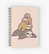 Sloth Stack Spiral Notebook