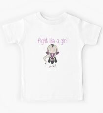 Fight Like a Girl - Mother Zombie Kids Tee