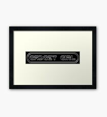 Gadget Girl Framed Print
