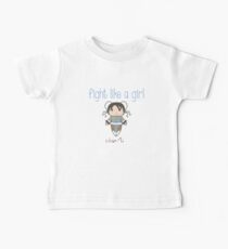 Fight Like a Girl - Interpol Agent Baby Tee