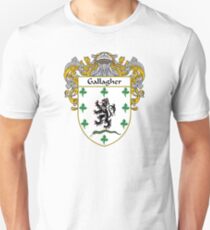 Gallagher Coat of Arms/Family Crest Unisex T-Shirt