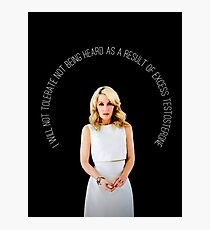 Gillian Anderson Quote Photographic Print