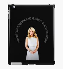 Gillian Anderson Quote iPad Case/Skin