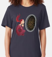 Quiet Time in Space Slim Fit T-Shirt