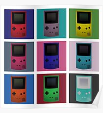 Gameboy Warhol Poster