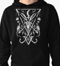 SIGIL OF LUCIFER AND BAPHOMET Pullover Hoodie