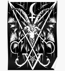 SIGIL OF LUCIFER AND BAPHOMET Poster