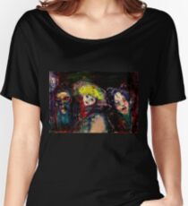 CARNIVAL NIGHT IN VENICE Venetian Masquerade Masks Women's Relaxed Fit T-Shirt