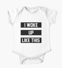 Ich bin so aufgewacht Baby Body Kurzarm