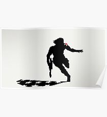 The Winter Solider Silhouette Poster