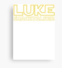 Luke Smacktalker Canvas Print