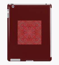 Red Mexican Aztec Print iPad Case/Skin