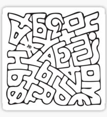 Alphabet Sticker