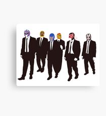 Los Perros De Reserva Canvas Print