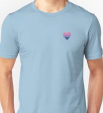 Bi Pride Heart Unisex T-Shirt